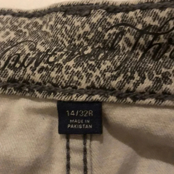 UNIVERSAL thread snake skin high rise skinny jeans - Picture 7 of 11